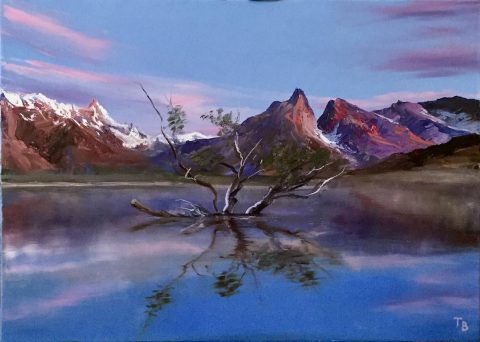 Закат в горах